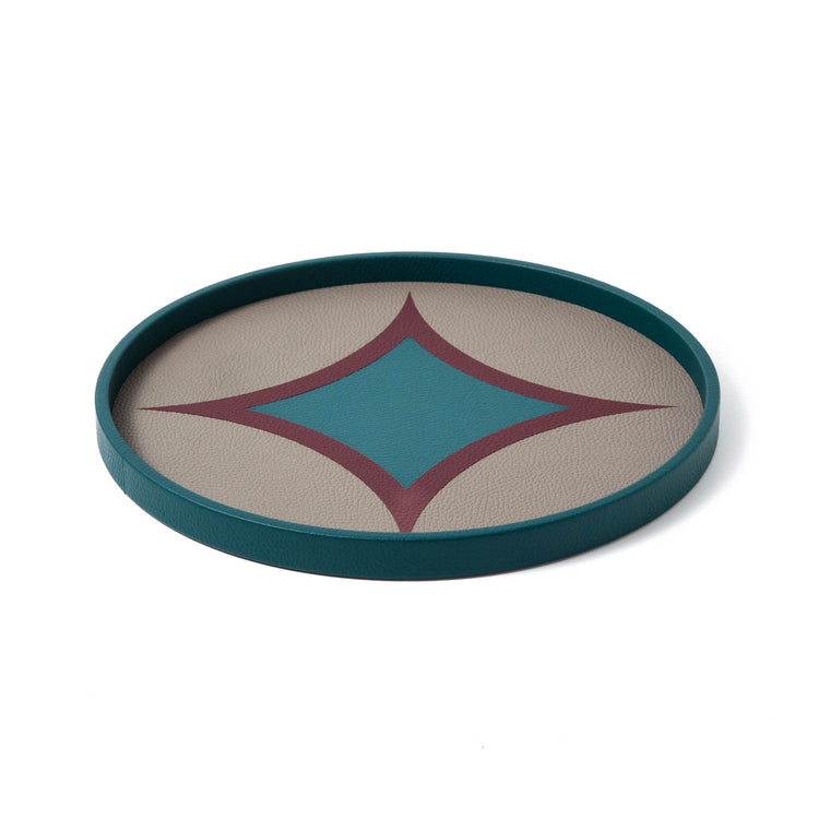 Mosaic Leather Tray FW26