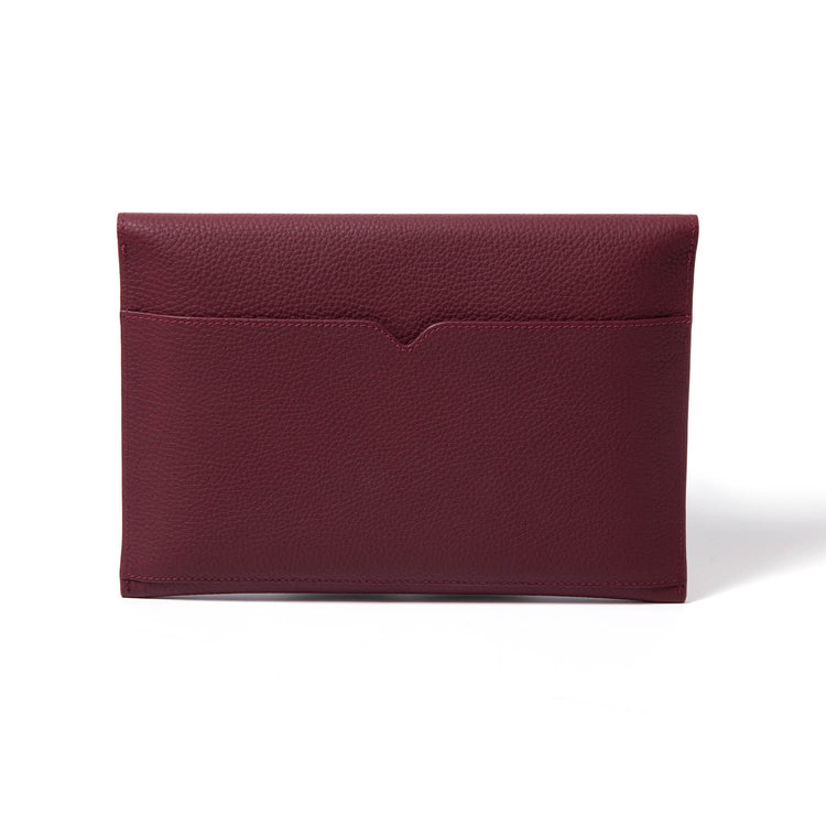 Envelope Clutch | Sealed with a Malachite - Burgundy