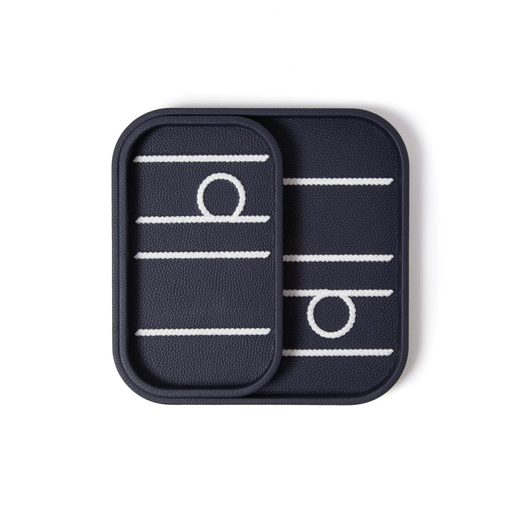 "Knotted" Trays (Set of 2)