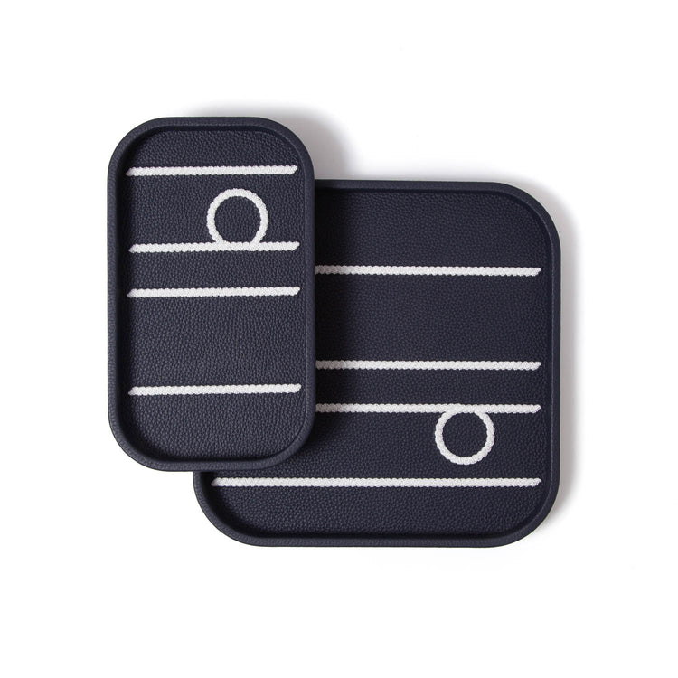 "Knotted" Trays (Set of 2)