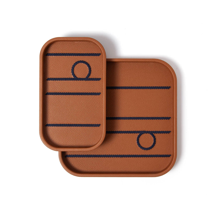 "Knotted" Trays (Set of 2)