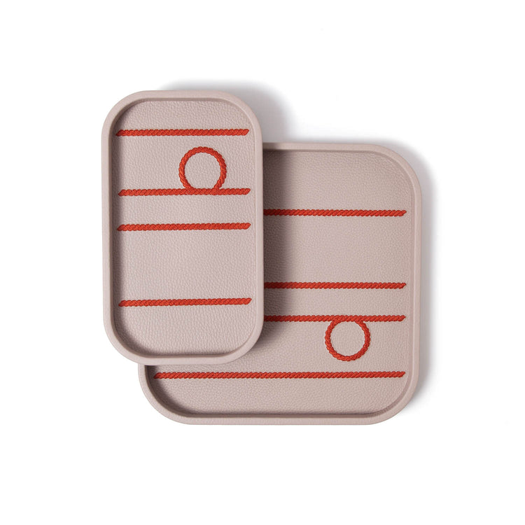 "Knotted" Trays (Set of 2)