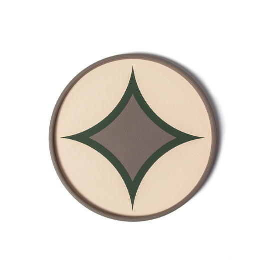 Mosaic Leather Tray FW26