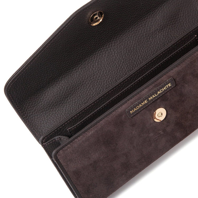 Gem-Set Suede Envelope