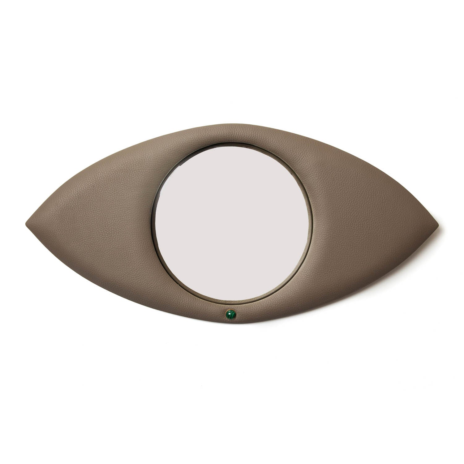 Madame Malachite High End Leather Mirror Wall Art handcrafted Luxury Mirrors for Luxury Interior 