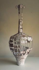 CHIARA BERTA  HEIGHT: 130 cm / DIAMETER: 50 cm  MATERIAL: Iron wire + Terracotta Majolica