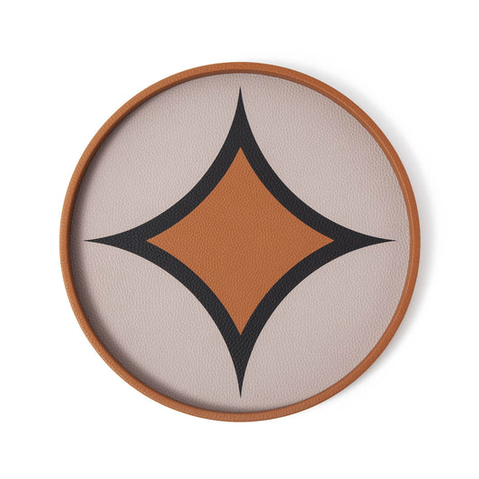 Mosaic Leather Tray