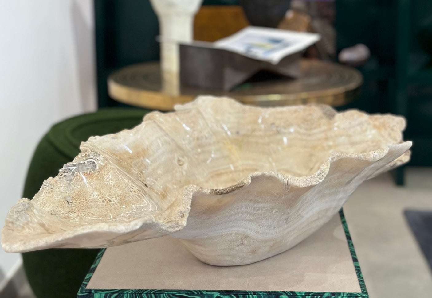 Madame Malachite Gallery Sand Onyx Bowl