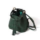 Jeweled Bucket Bag Forest