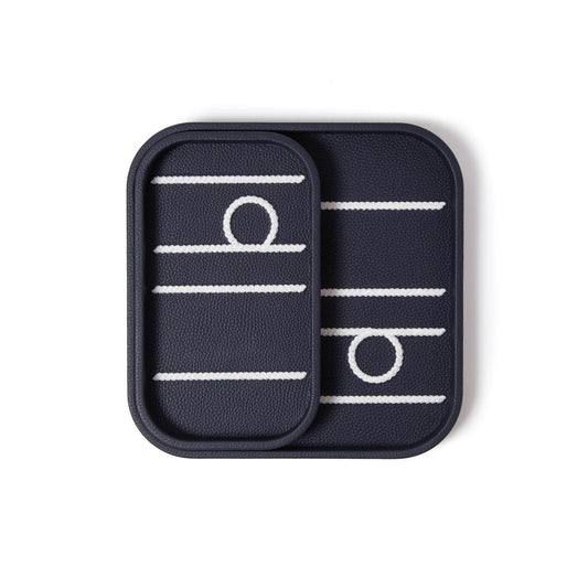 "Knotted" Trays (Set of 2)