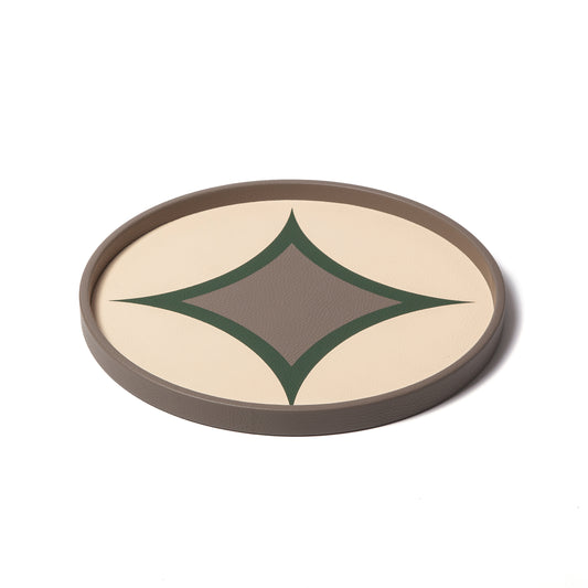 Mosaic Leather Tray FW26