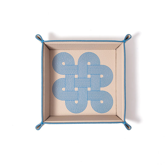 "Endless Knots" Catchall Tray Riviera Edition