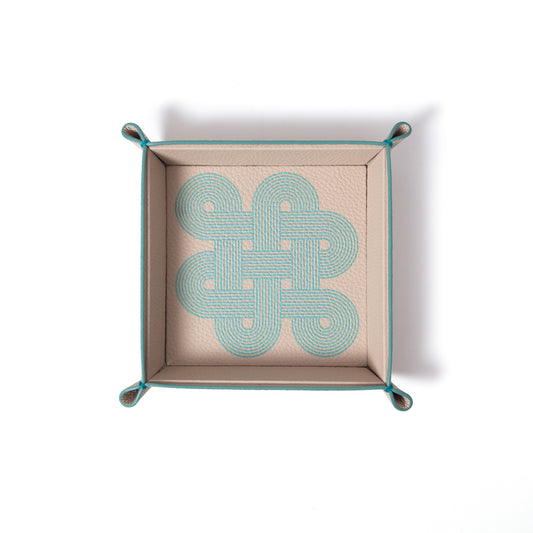 "Endless Knots" Catchall Tray Riviera Edition
