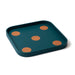 Madame Malachite Leather Tray handcrafted Take a chance and roll the dice!  A dice tray perfect for a cocktail hour....