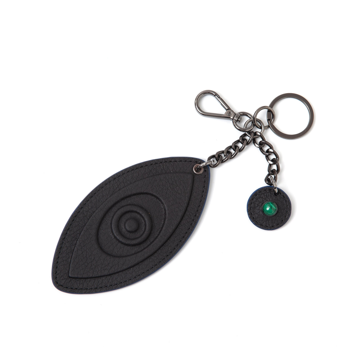 Talisman Keychains Evil Eye Talisman Keychains, handcrafted leather marquetry. %100 Leather