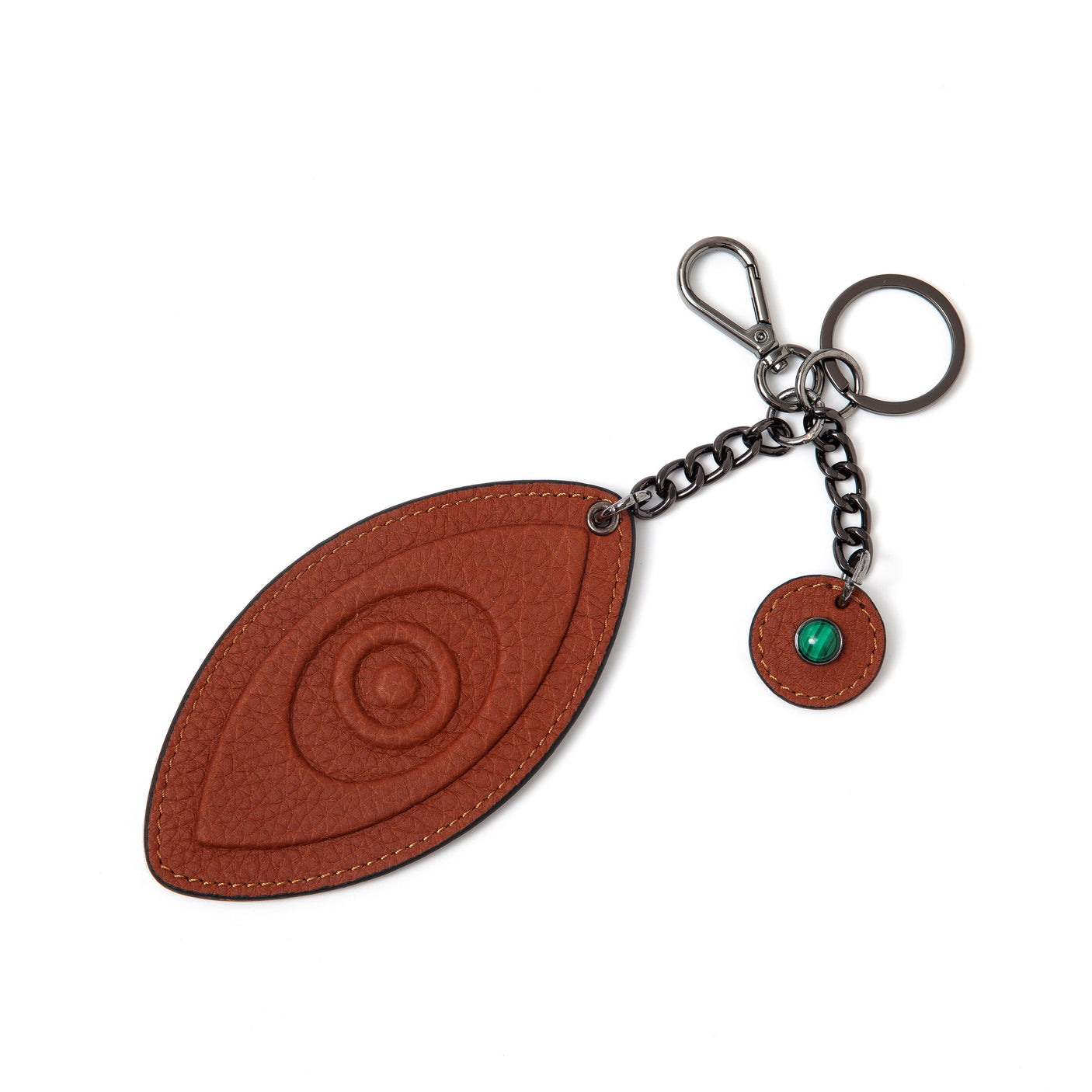 Talisman Keychains Evil Eye Talisman Keychains, handcrafted leather marquetry. %100 Leather