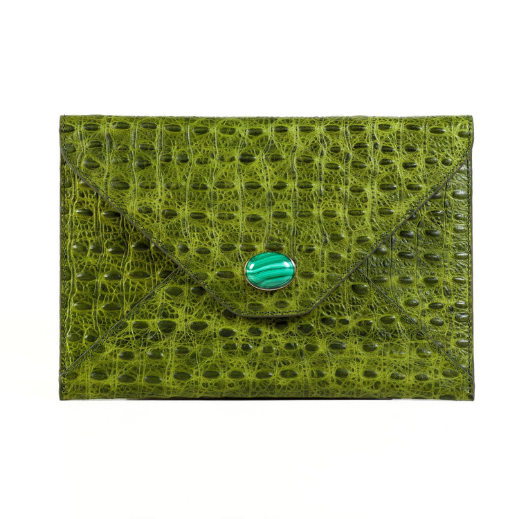 Spotted Envelope Clutch | Sealed with a Kiss - Teal