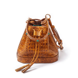 Jeweled Bucket Bag